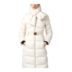 Daunenjacke aus Jacquard-Voile