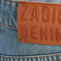 Denim Minirock mit Used-Look