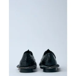 Derby Schuhe aus Krokodilleder