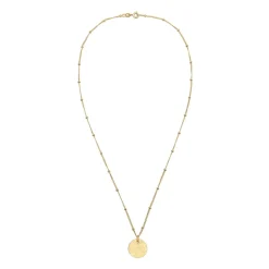Disc Pendant Necklace