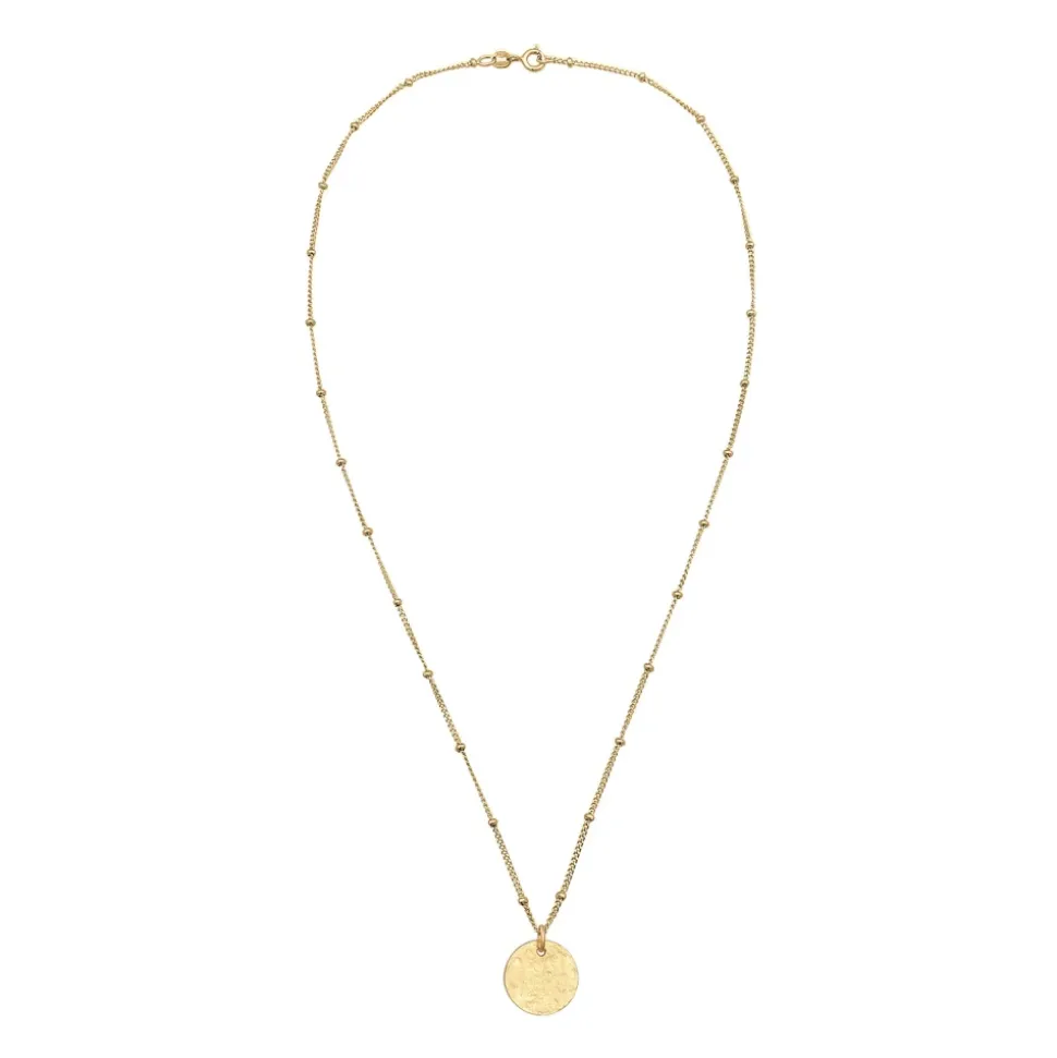 Disc Pendant Necklace