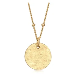 Disc Pendant Necklace