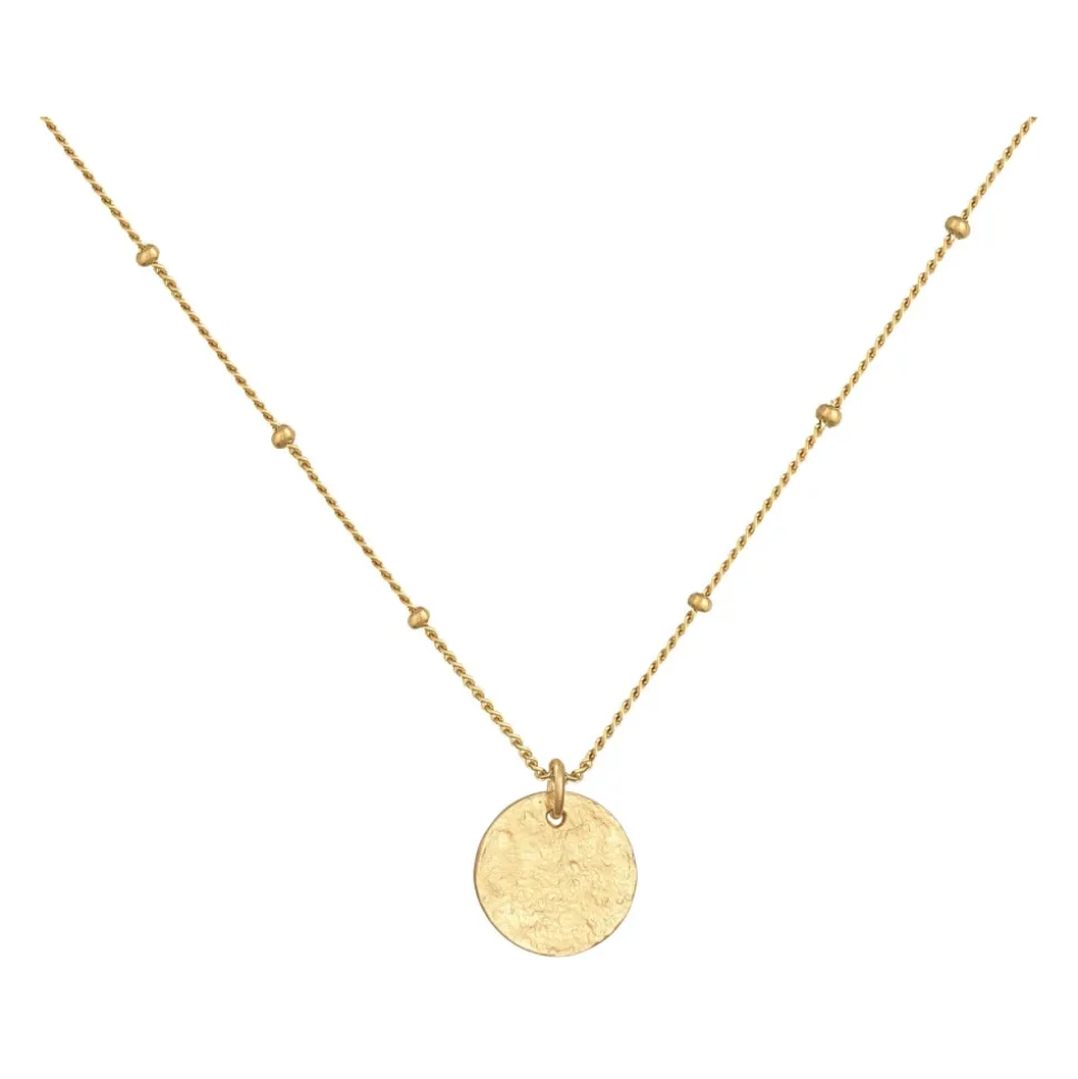 Disc Pendant Necklace
