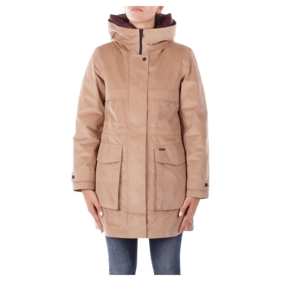 Doppellagige Jacke mit Kapuze