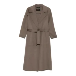 Dove Grey Gürtel Wickelmantel