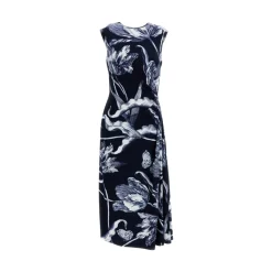 Drapiertes Midikleid