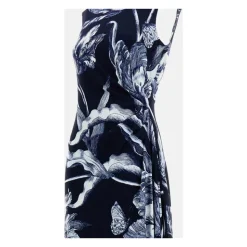 Drapiertes Midikleid
