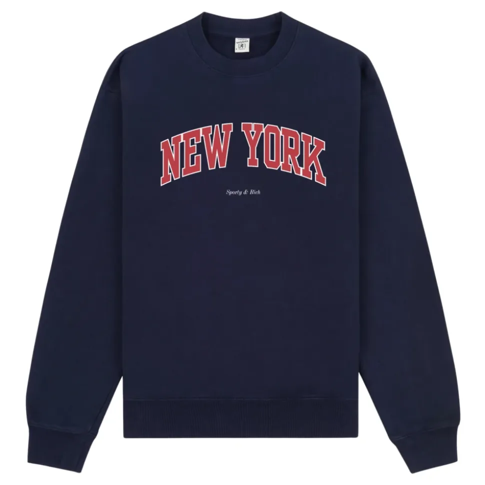 Dunkelblauer Crewneck Sweatshirt