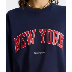 Dunkelblauer Crewneck Sweatshirt