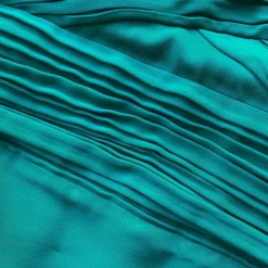 Dunkelgrünes Iris Midi Kleid
