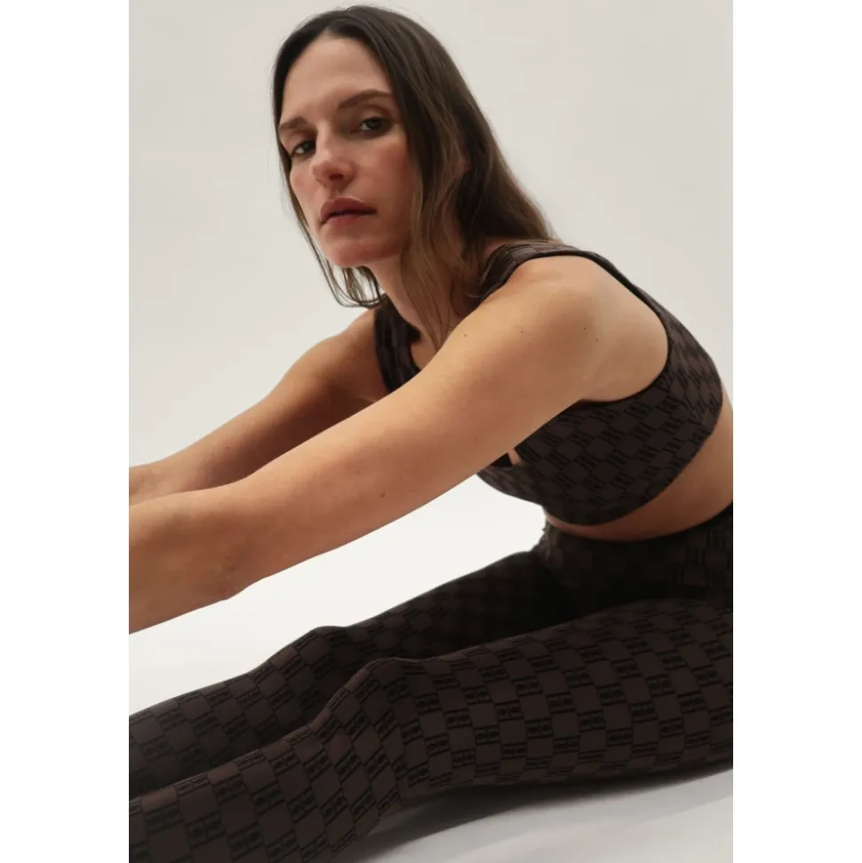 Dunkles Mahagoni Leggings Polene