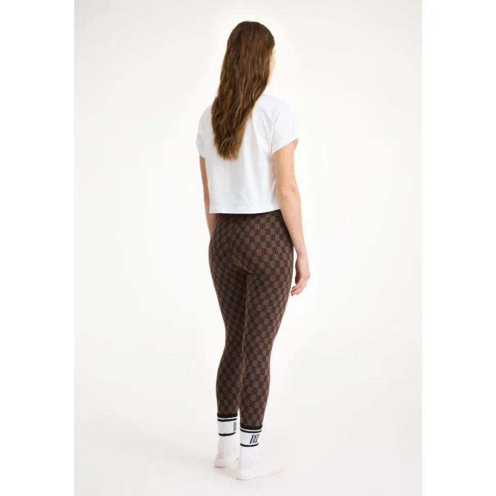 Dunkles Mahagoni Leggings Polene