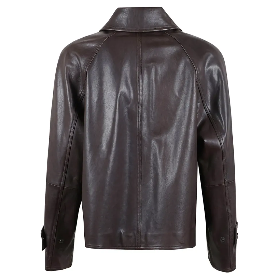 Ebony Lammlederjacke