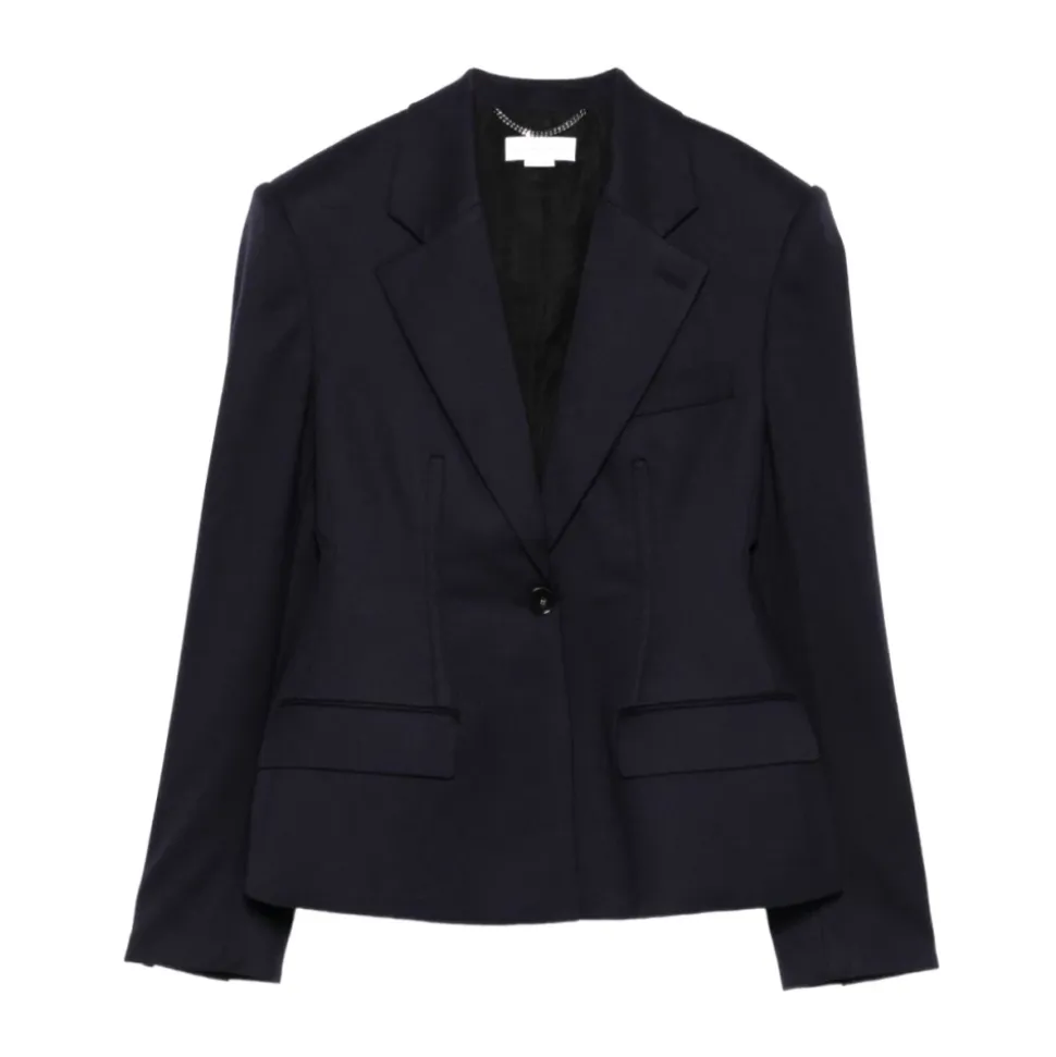 Einreihiger, taillierter Blazer