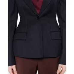 Einreihiger, taillierter Blazer