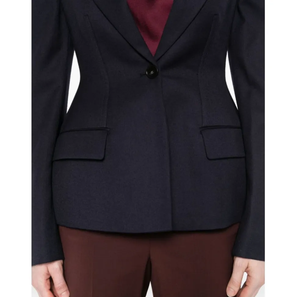 Einreihiger, taillierter Blazer