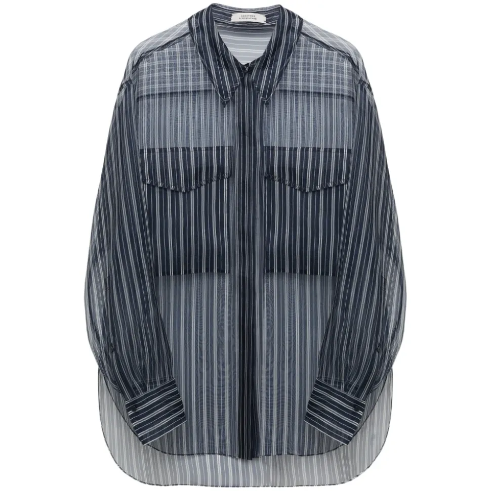 Elegant Fluid Volumes Blouse