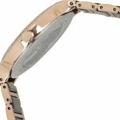 Elegante Armbanduhr mit Keramikeinlagen