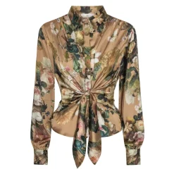 Elegante Bluse mit Knotendetail