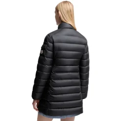 Elegante Mittellange Daunenjacke