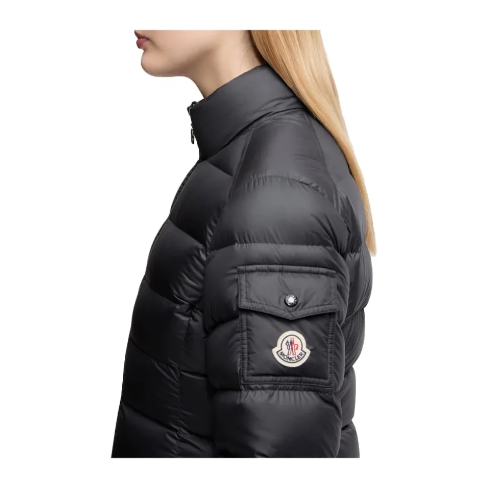 Elegante Mittellange Daunenjacke
