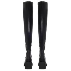 Elegante Rise Overknee-Stiefel aus Leder