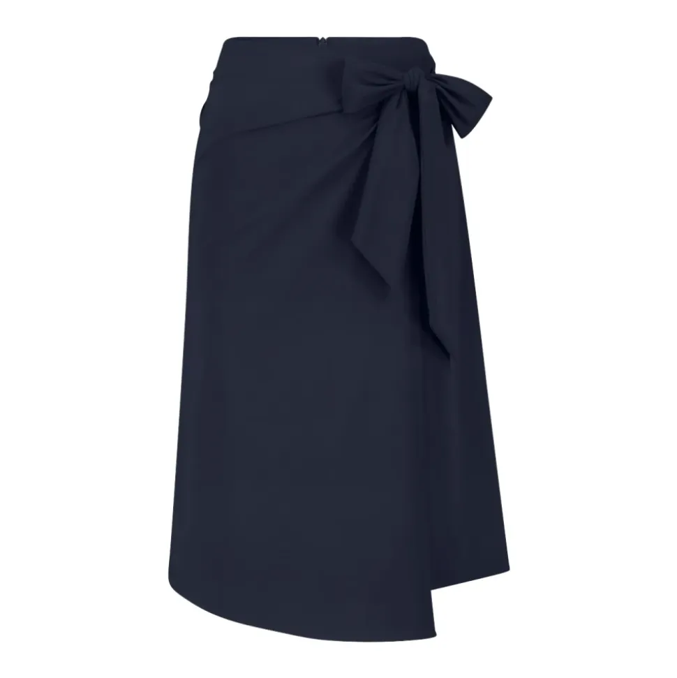 Eleganter Midi-Wickelrock