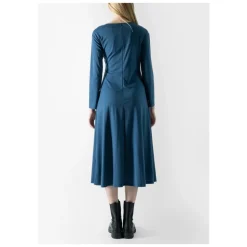 Elegantes Midikleid mit U-Boot-Ausschnitt