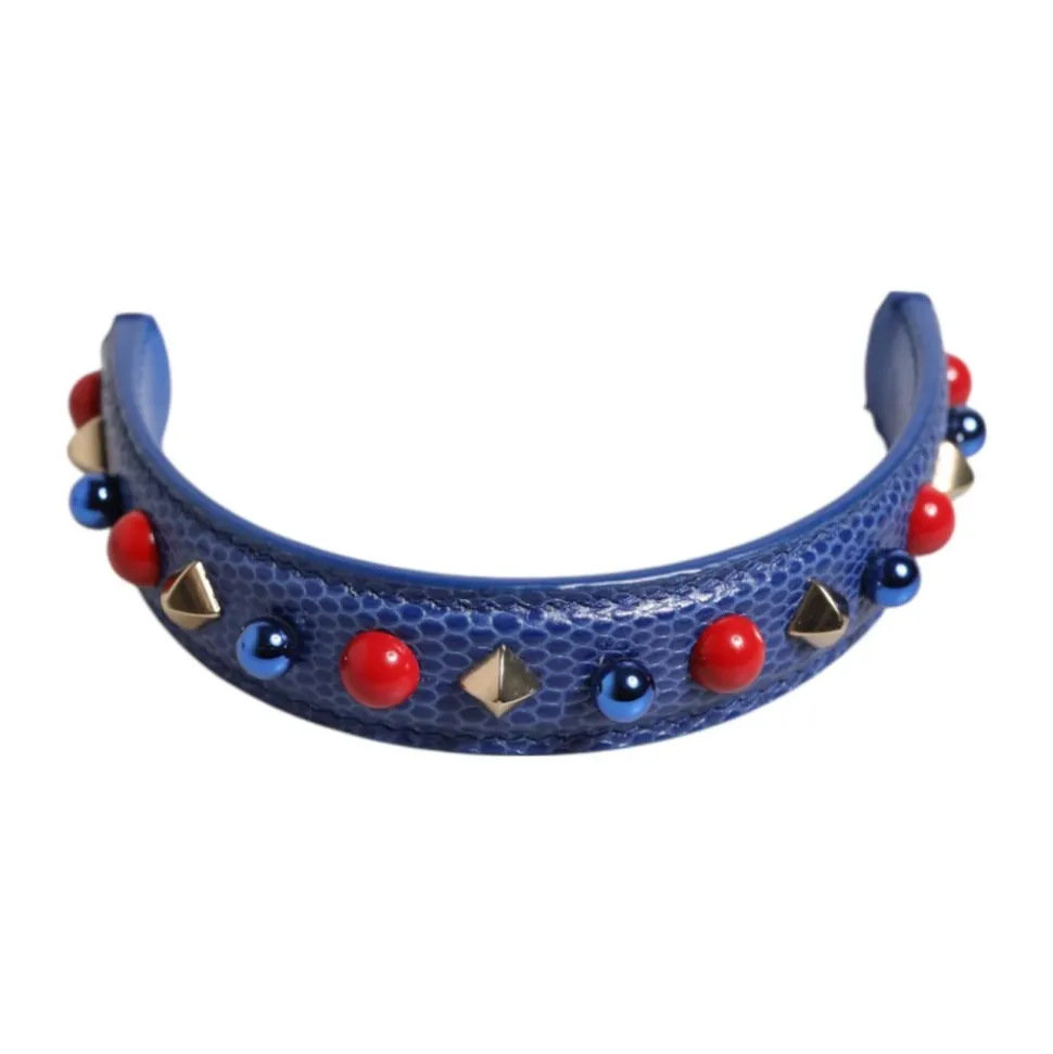 Embellished Leather Shoulder Strap Bag Handle