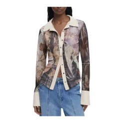Eyre Langarmshirt mit Muster