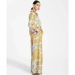 Fan Print Palazzo Hose