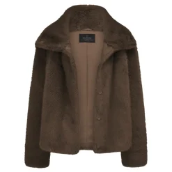 Faux Fur Shearling Jacke