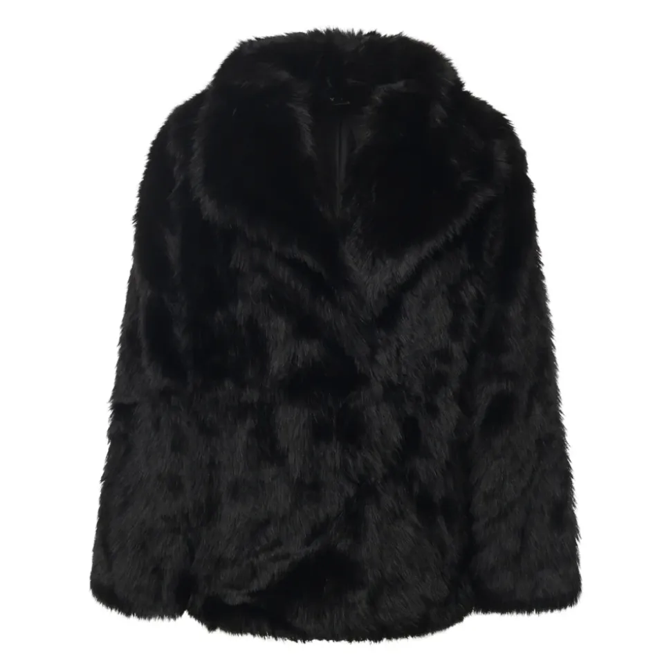 Faux Fur Shearling Oversize Jacke