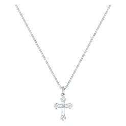 Filigree Cross Pendant Necklace