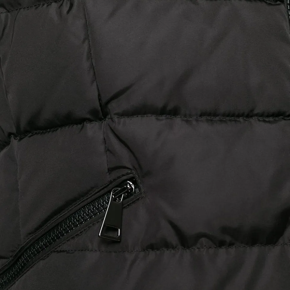 Flammette Nylon Daunenjacke