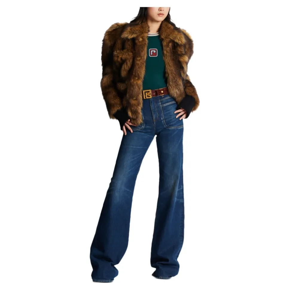 Flared Jeans aus Denim