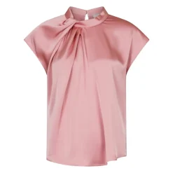 Fleur Drapy Satin Blouse