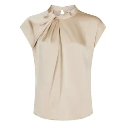 Fleur Drapy Satinbluse