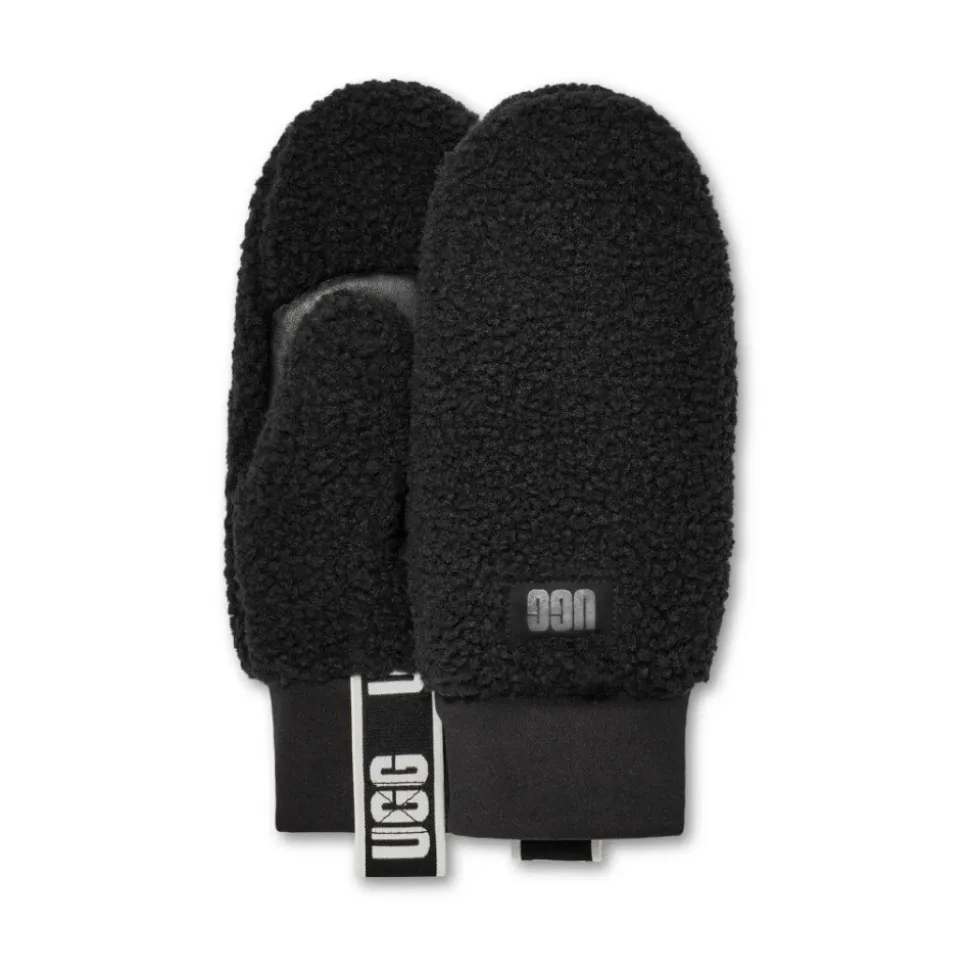 Fluff Mitten With Logo Tape