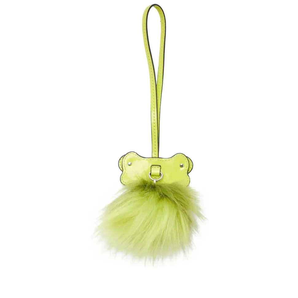 Frosch-Taschenanhänger mit flauschigem