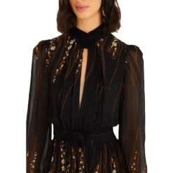 Garden Silhouette Mini Dress