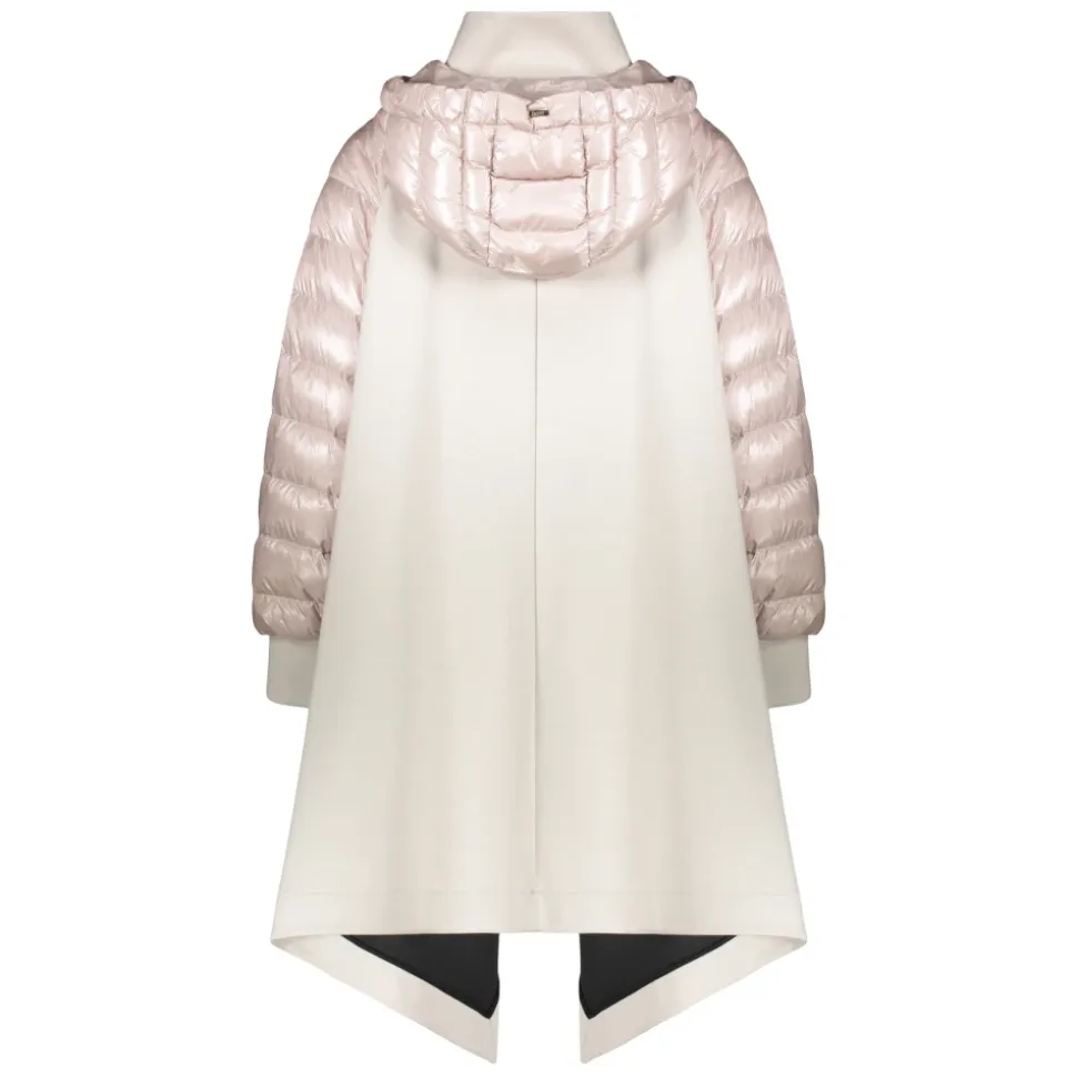 Gefütterte Baumwolljacke mit Kapuze