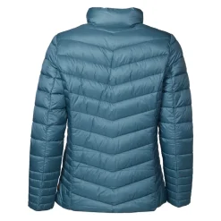 Gepolsterte Daunenjacke - Benzinblau