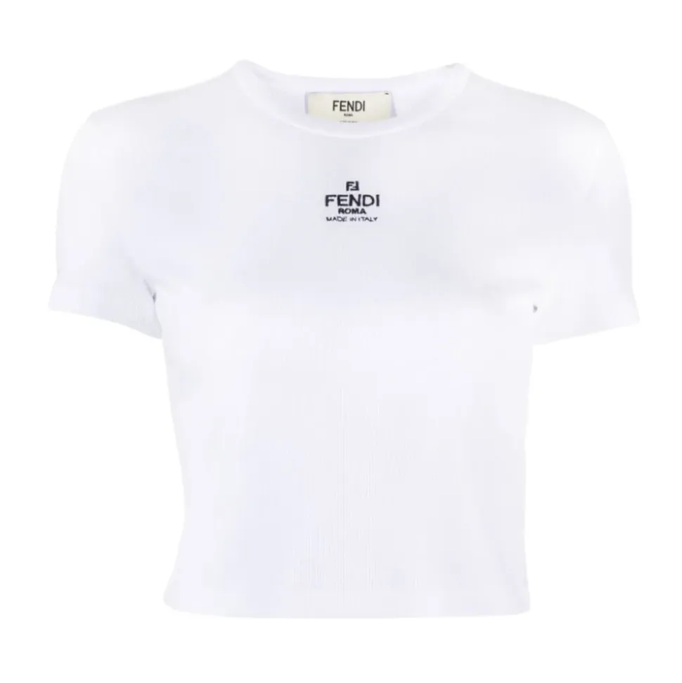 Geripptes Cropped Top