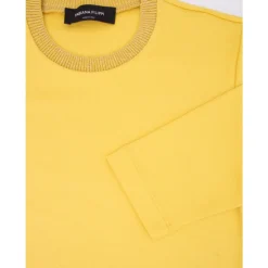 Geripptes Slim-Fit-T-Shirt aus Baumwolle