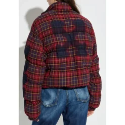 Gesteppete karierte Jacke