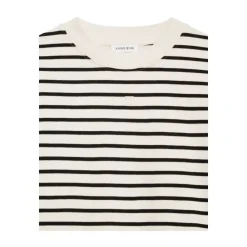 Gestreiftes Sweatshirt mit Rundhalsausschnitt