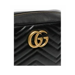 GG Marmont Small Matelassé Shoulder Tasche