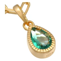 Gliederkette mit Tropfenanhänger