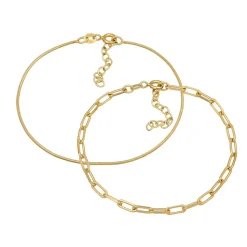 Gliederketten Armband Set